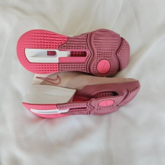 10 WOMEN'S NIKE AIR ZOOM SUPERREP 3 PINK OXFORD DA9492-600 RUNNING SNEAKERS - Picture 9 of 11